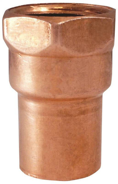 EPC 103 Series 30110 Pipe Adapter, 1/4 in, Sweat x FNPT, Copper