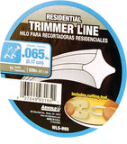 ARNOLD WLS-H65 Trimmer Line, 0.065 in Dia, 220 ft L, Nylon