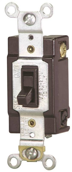 Eaton Wiring Devices WD1242-7B-BOX Toggle Switch, 15 A, 120 V, Push-In Terminal, Polycarbonate Housing Material