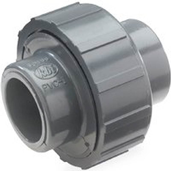 NDS U-1000-S Pipe Union, 1 in, Slip Joint, Gray, SCH 80 Schedule, 150 psi Pressure