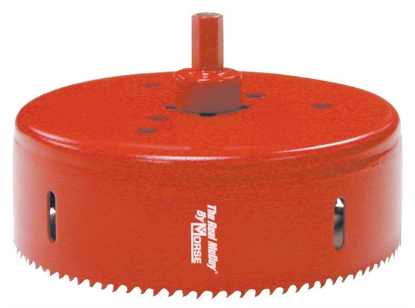 MORSE Real McCoy TA66 Hole Saw with Arbor, 4-1/8 in Dia, 1-15/16 in D Cutting, 7/16 in Arbor, 4/6 TPI