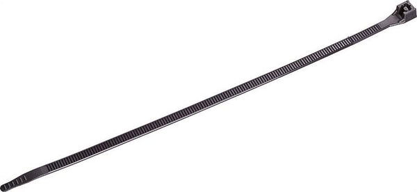 GB 45-315UVB Cable Tie, Double-Lock Locking, 6/6 Nylon, Black