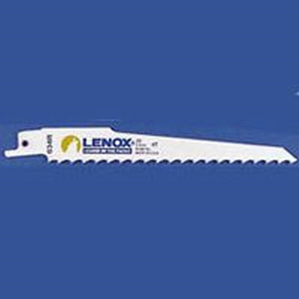 Lenox 20575634R Reciprocating Saw Blade, 3/4 in W, 6 in L, 4 TPI