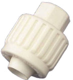 Flair-It 16871 Tube to Pipe Adapter, 1/2 x 1/8 in, Compression x FPT, Polyoxymethylene, White