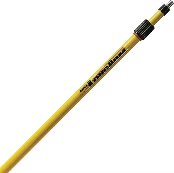 Mr. LongArm Pro-Pole 6248 Extension Pole, 1-1/4 in Dia, 4.1 to 7-1/2 ft L, Fiberglass/Rubber, Fiberglass Handle