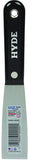 HYDE Black & Silver 02000 Putty Knife, 1-1/4 in W Blade, HCS Blade, Nylon Handle