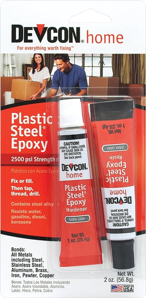 Devcon 52345 General-Purpose Epoxy, Liquid, Black, 1 oz Tube