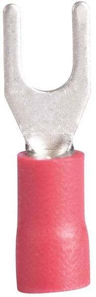 GB 20-112 Spade Terminal, 600 V, 22 to 18 AWG Wire, #8 to 10 Stud, Vinyl Insulation, Red