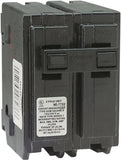 Square D Homeline HOM215CP Circuit Breaker, Mini, 15 A, 2 -Pole, 120/240 V, Fixed Trip, Plug Mounting, Black
