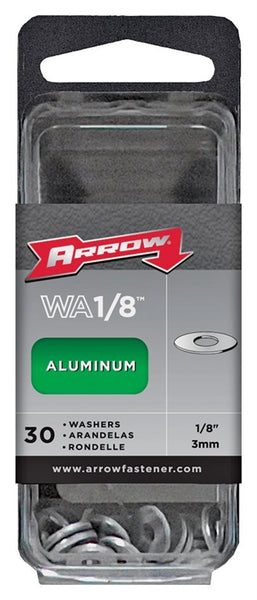 Arrow WA1/8 Washer, 1/8 in ID, Aluminum