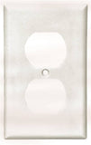 Eaton Wiring Devices 2132W Wallplate, 4-1/2 in L, 2-3/4 in W, 1 -Gang, Thermoset, White, High-Gloss