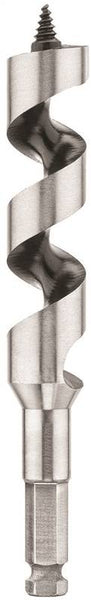 DeWALT DW1676 Auger Drill Bit, 1-1/2 in Dia, 6 in OAL, Hollow Center Flute, 7/16 in Dia Shank, Ball Groove Shank
