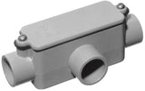 Carlon E983H-CAR Conduit Body, PVC, Gray