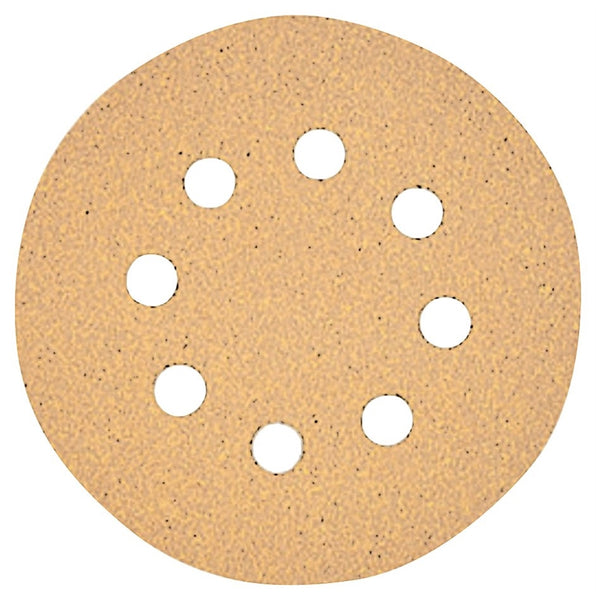 DeWALT DW4304 Sanding Disc, 5 in Dia, Coated, 150 Grit, Fine, Aluminum Oxide Abrasive, Paper Backing, 8-Hole