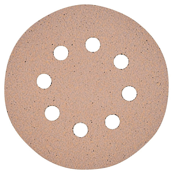 DeWALT DW4307 Sanding Disc, 5 in Dia, Coated, Aluminum Oxide Abrasive, Paper Backing, 8-Hole