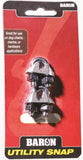 BARON C-260-1/4 Wire Rope Clip, Malleable Iron