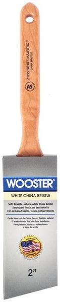 WOOSTER Z1222-2 Paint Brush, 2 in W, 2-15/16 in L Bristle, China Bristle