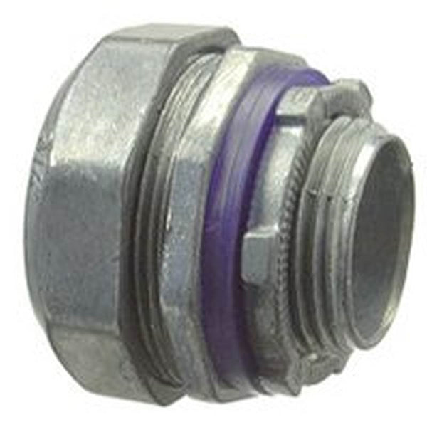 Halex 91625 Conduit Connector, 1/2 in Compression, 1.29 in OD, Zinc