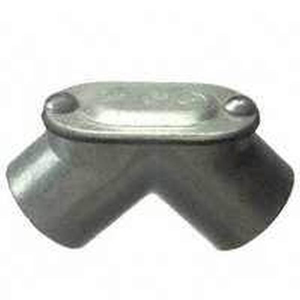 Halex 94105 Pull Elbow, 90 deg Angle, 1/2 in FPT x FPT, Zinc