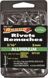 Arrow RMA3/16IP Pop Rivet, Medium, 1/4 in L, Aluminum