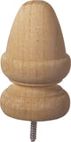 UFP 106091 Post Top, 5-1/2 in H, Acorn, Pine, White