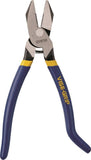 IRWIN 2078909 Iron Workers Plier, 9 in OAL, Blue/Yellow Handle, Cushion Grip Handle, 7/25 in W Jaw, 1-1/2 in L Jaw