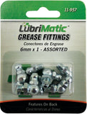 Lubrimatic 11-957 Grease Fitting Assortment, M6 x 1