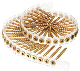 SCREW 8X1-3/4 2SQ FLAT YEL ZC