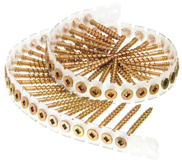 SCREW 8X1-3/4 2SQ FLAT YEL ZC