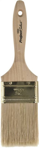 Linzer 1832-2.5 Paint Brush, 2-1/2 in W, 3 in L Bristle, China/Polyester Bristle