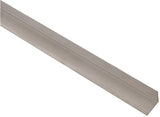 Stanley Hardware 4203BC Series N247-353 Solid Angle, 1-1/2 in L Leg, 48 in L, 1/16 in Thick, Aluminum, Mill