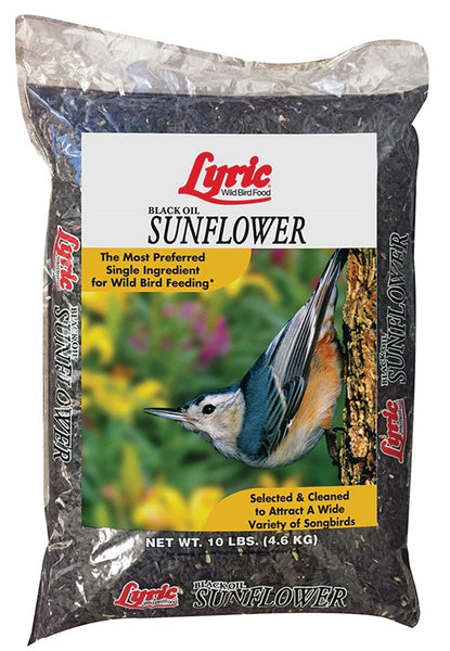 Lyric 2647277 Bird Seed, Sunflower, 10 lb Bag