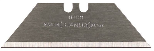 STANLEY 11-931 Utility Blade, 2-7/16 in L, Carbon Steel, 2-Point