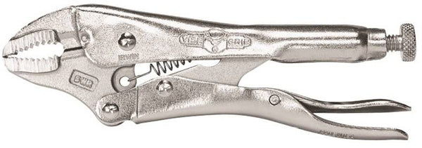 IRWIN Original Series 0902L3 Locking Plier, 5 in OAL, 1-1/8 in Jaw Opening, Plain-Grip Handle, 3/8 in W Jaw