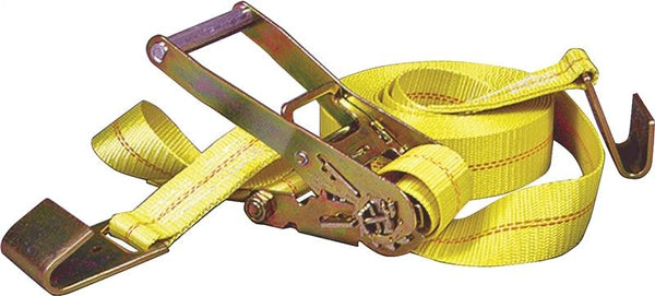 KEEPER 04627 Tie-Down, 2 in W, 30 ft L, 3333 lb, Hook End Fitting