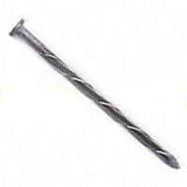 ProFIT 0033245 Finishing Nail, 6 in L, Carbon Steel, Hot-Dipped Galvanized, Flat Head, Spiral Shank, 5 lb