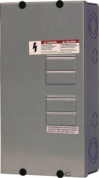 Siemens Murray E E0408ML1125SU Load Center, 125 A, 4 -Space, 8 -Circuit, Main Lug, NEMA 1 Enclosure, Gray