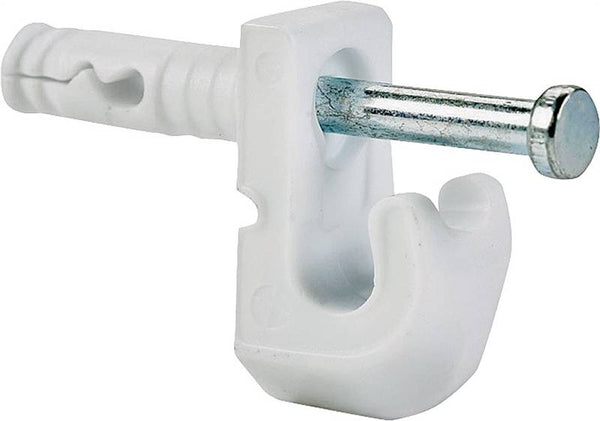 ClosetMaid 661000 Wall Clip, Resin, White