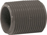 GENOVA P-1-CL Pipe Nipple, 1 in, NPT, PVC, Gray, SCH 80 Schedule