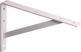 Knape & Vogt 208 WH 550 Shelf L-Bracket, 22 in L, Steel