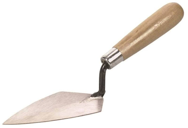 Marshalltown 925-3 Pointing Trowel, 7 in L Blade, 3 in W Blade, Steel Blade, Hardwood Handle