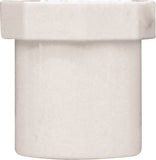 LASCO 449005BC Pipe Plug, 1/2 in, Spigot, PVC, White, SCH 40 Schedule