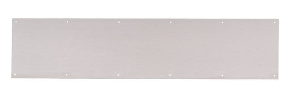 Schlage C8400PA28 8X34 Kick Plate, 34 in L, 8 in W, Aluminum, Anodized
