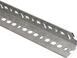 Stanley Hardware 4020BC Series N180-083 Slotted Angle Stock, 1-1/2 in L Leg, 48 in L, 14 ga Thick, Steel, Galvanized
