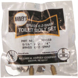 Harvey 051150 Bolt Set, EZ-Snap, Brass