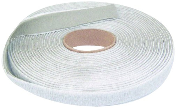 US Hardware R-010B Putty Tape, 3/4 in W, 30 ft L, 1/8 in Thick, Butyl, Gray