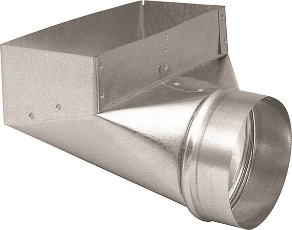 Imperial GV0624-C Angle Boot, 3-1/4 in L, 10 in W, 6 in H, 90 deg Angle, Steel, Galvanized