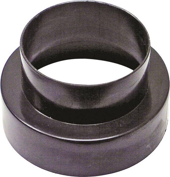 Lambro 235 Vent Adapter Female (Large End), Female (Large End), Male (Small End), Plastic, Black