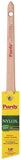 Purdy Nylox Dale 144080210 Angular Trim Brush, 1 in W, 1-15/16 in L Bristle, Nylon Bristle, Rat Tail Handle