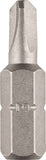 IRWIN 3053033 Insert Bit, #4 Drive, Tri-Wing Drive, 1/4 in Shank, Hex Shank, 1 in L, High-Grade S2 Tool Steel